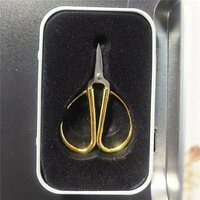 Винтажные золотые ножницы из нержавеющей стали, Golden