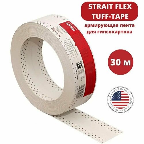 Лента углоформирующая армирующая 30м , ш/57мм, толщ/0,41мм Tuff-Tape Strait-Flex