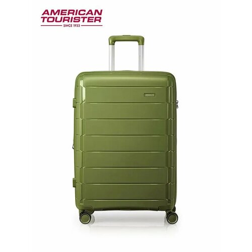 Чемодан American Tourister, 103 л, размер L, черный