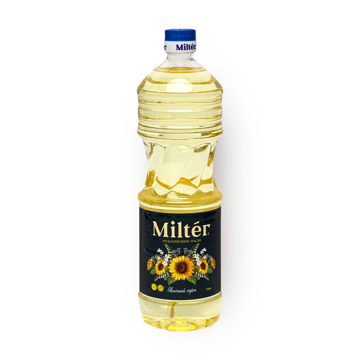 Масло подсолнечное рафинированное Milter, 1 L