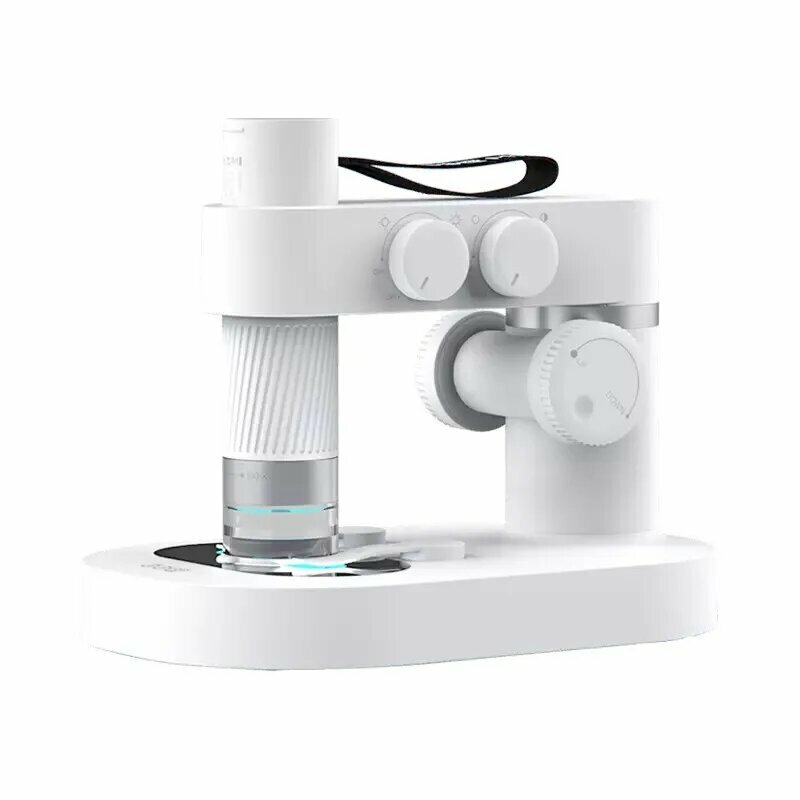 Умный микроскоп Xiaomi DangDangLi DDL-M1 HD Multifunctional Smart Microscope 50X-400X(профессиональный версияapp), Белый