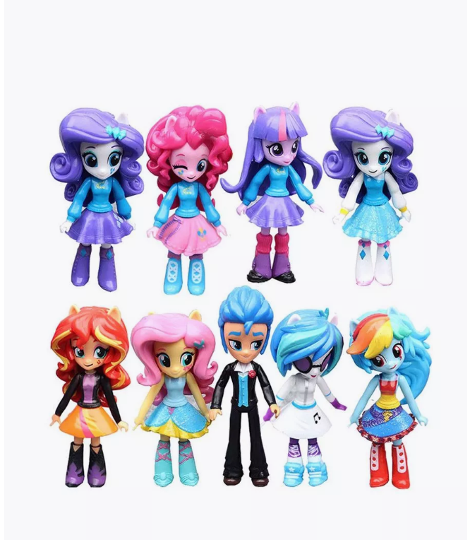 Набор фигурок из 9 шт Девочки из Эквестрии - My Little Pony