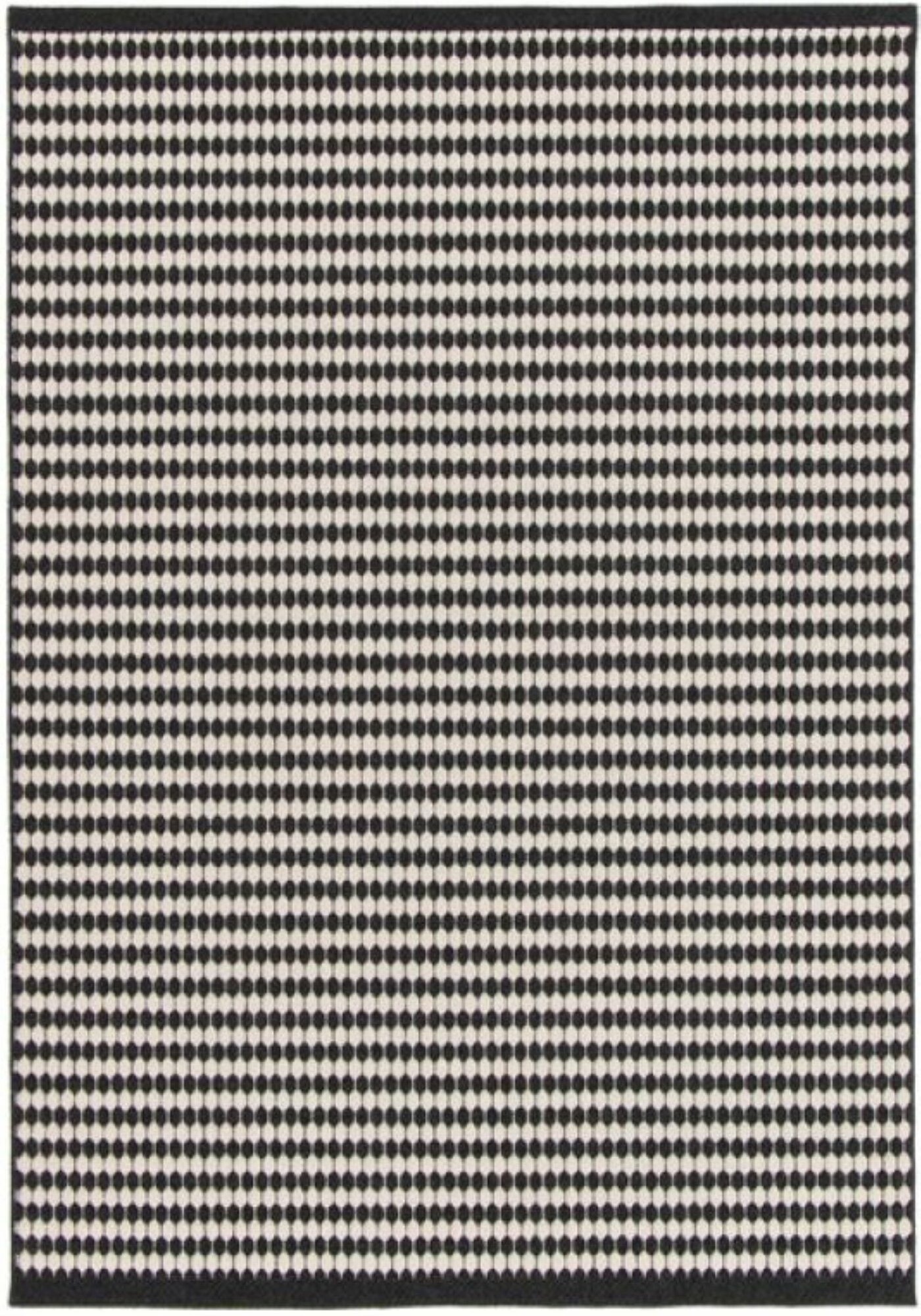 Ковер петлевой с двухуровневым ворсом "Sfynx 42134 черно-белый" 160х230 см