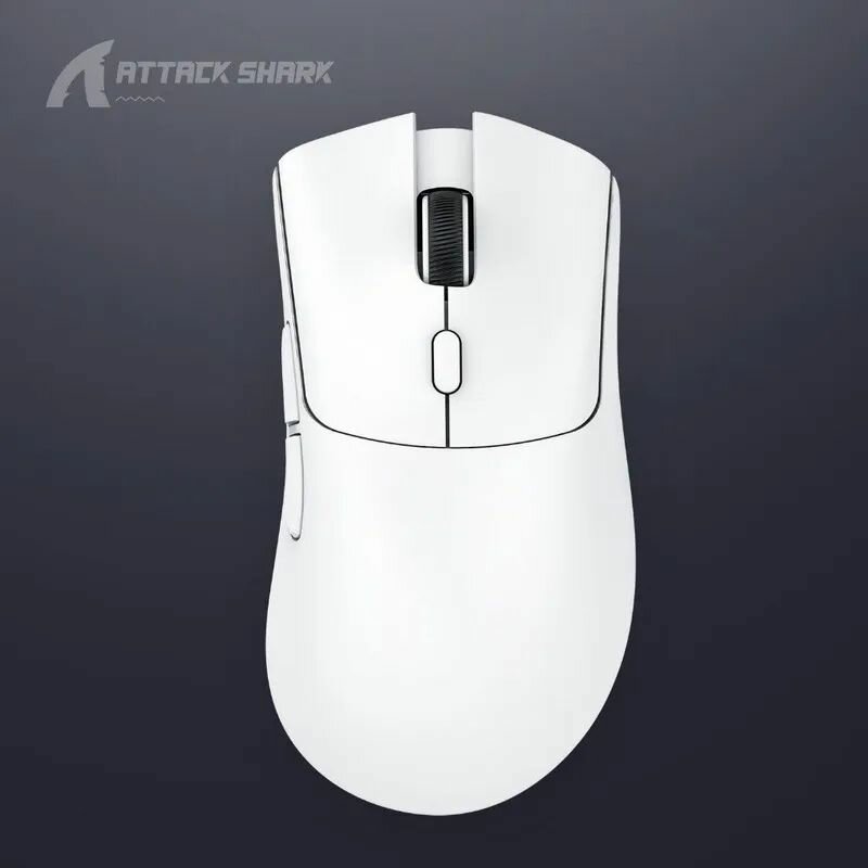 Attack Shark R1 Игровая Мышь Проводная Трехрежимная 2.4g Bluetooth PAW3311