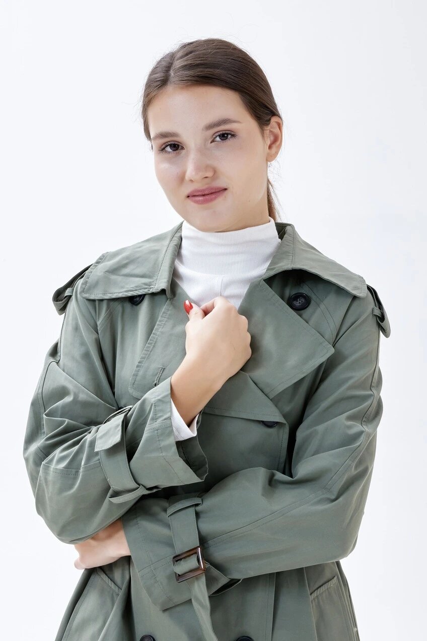 Плащ Selfie, размер M, зелeный — фото 1