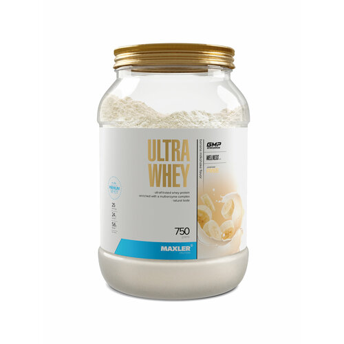 Протеин Maxler Ultra Whey, 750 гр., банановый милкшейк