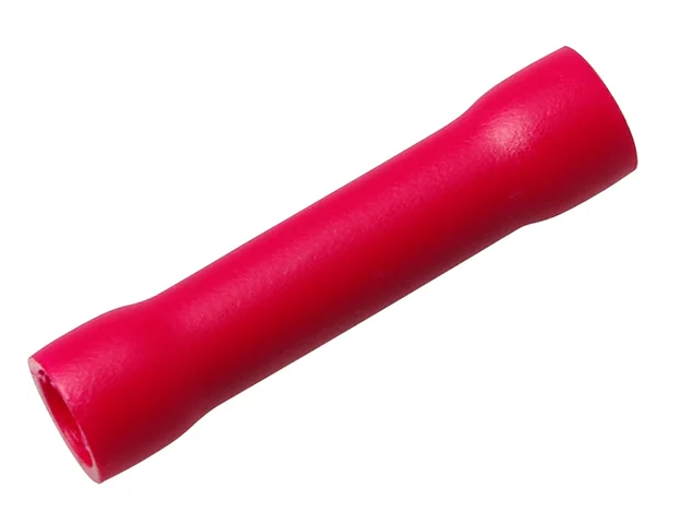 Соединительная изолированная гильза REXANT L-26 мм 0.5-1.5 кв. мм красная 5шт 08-0711