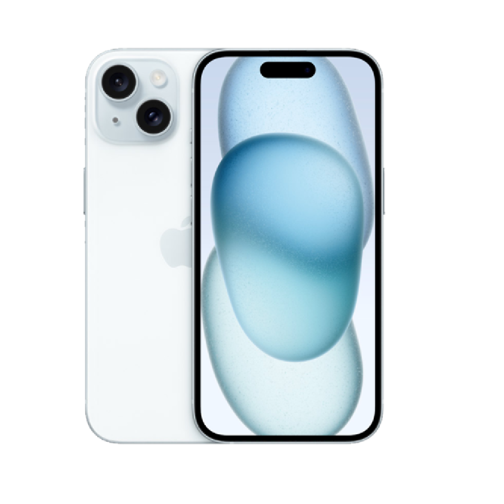 Смартфон Apple iPhone 15, 128GB, 2 SIM, Wi-Fi, Bluetooth, NFC, OLED, синий