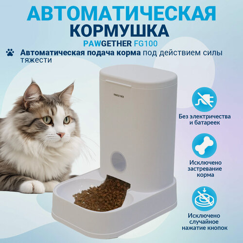 Изображение товара Автоматическая кормушка для собак и кошек Pawgether FG100 дозатор 3,5 л