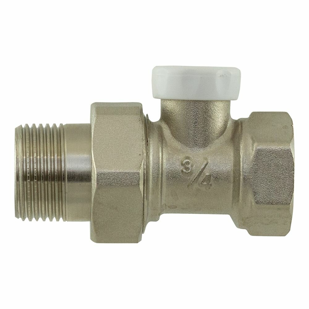 Запорный клапан для радиатора 3/4" прямой СТМ термо CARSVL34 — фото 1