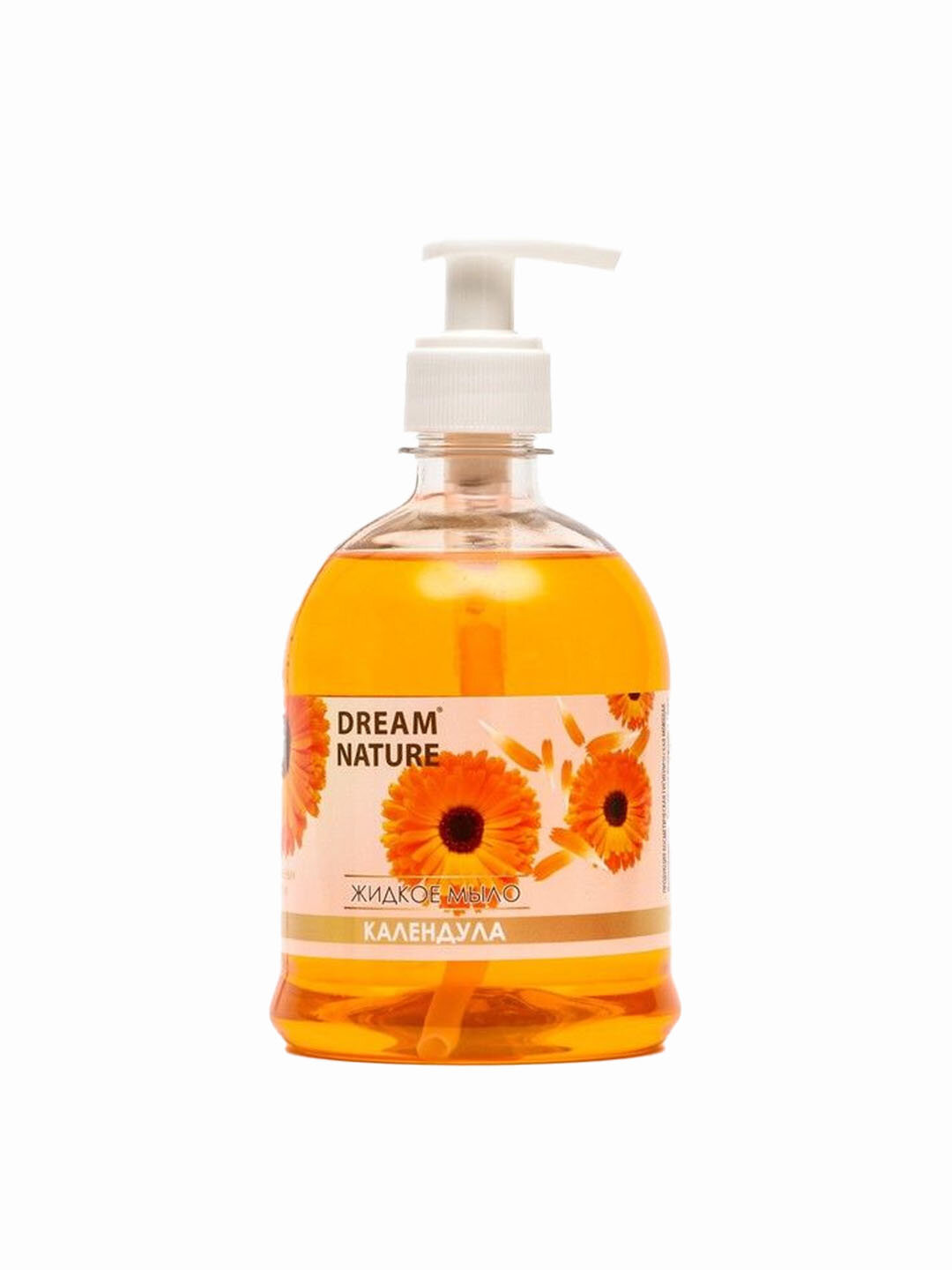 Жидкое мыло для рук Dream Nature "Календула", 500 мл, с дозатором — фото 1