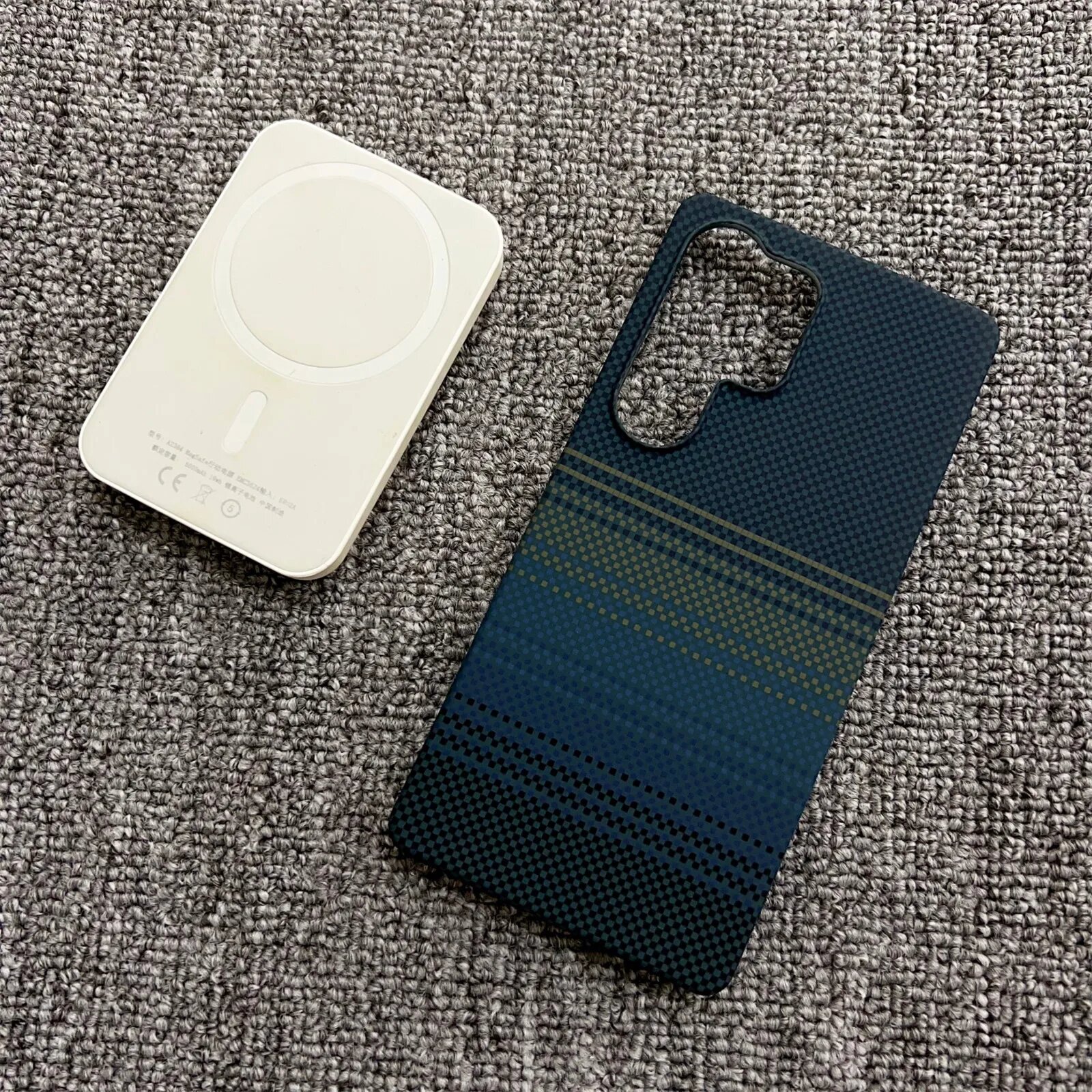 Новый чехол для телефона из углеродного волокна с кевларовым узором для Samsung Galaxy S24 S25 Ultra Plus тонкий магнитный защитный чехол