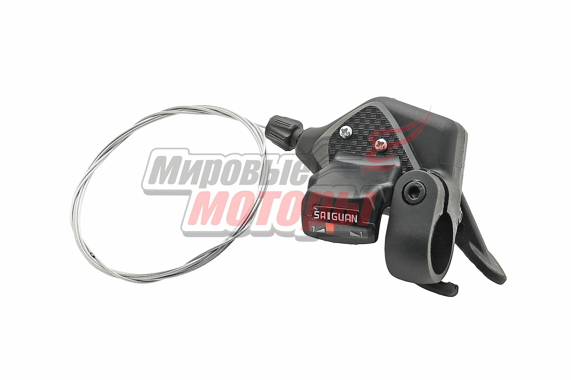Шифтер триггерный SAIGUAN KD-71-7SI правый 7 ск. (Аналог MICROSHIFT TS-38-7R)
