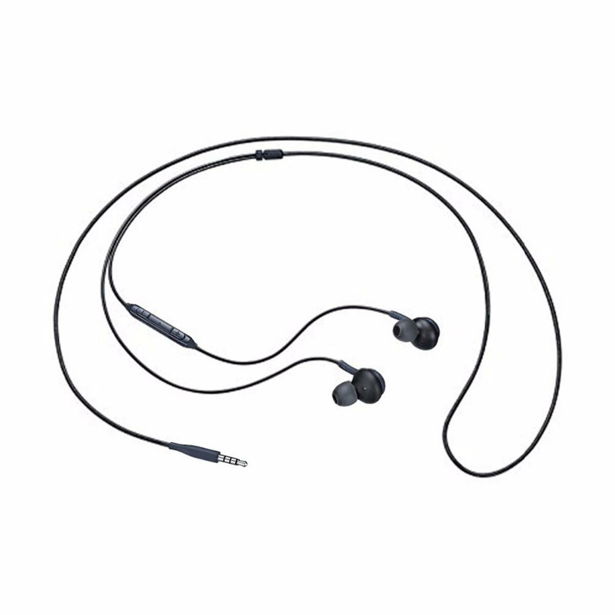 Наушники проводные Samsung Earphones AKG 3.5mm, с микрофоном, EO-IG955BWEGWW, оригинал, черный