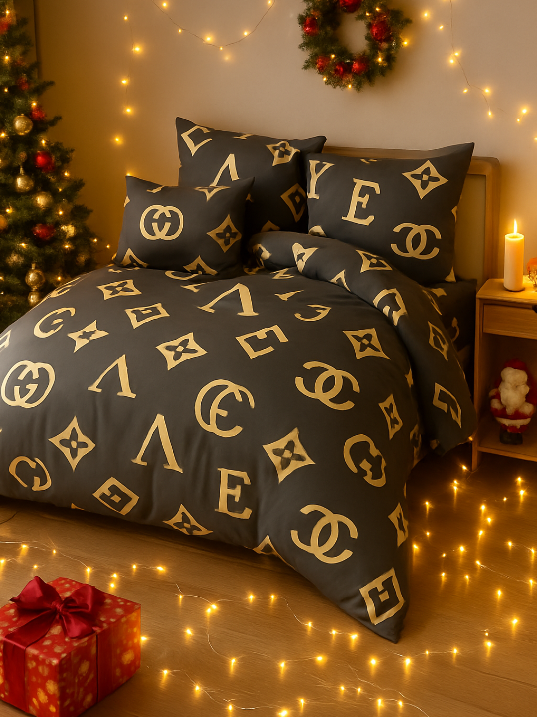 Постельное белья "Простыня и наволочка" размер евро стандарт