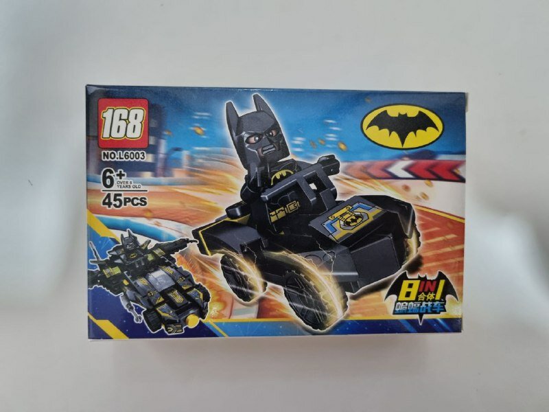 Конструктор "Бэтмен/Майнкрафт", с мини-фигурками, пластик, 46pcs