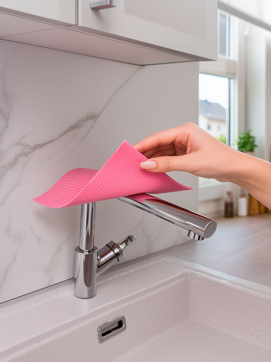 Салфетки для уборки губчатые, 2 шт, 18 х 20 см, Paclan, супервпитывающие — фото 1