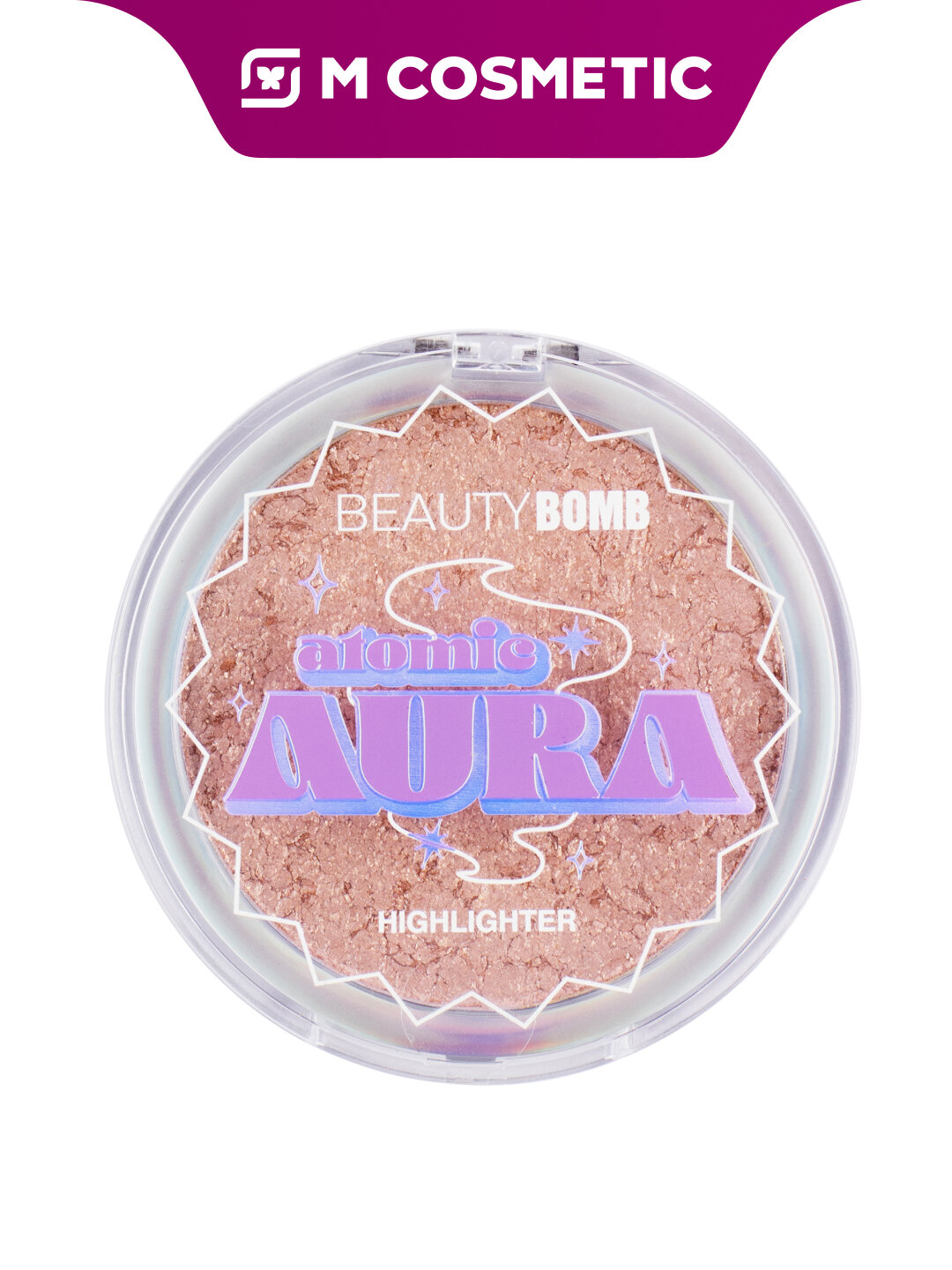BEAUTY BOMB Хайлайт для лица Atomic Aur т01 8г производство ZHEJIANG