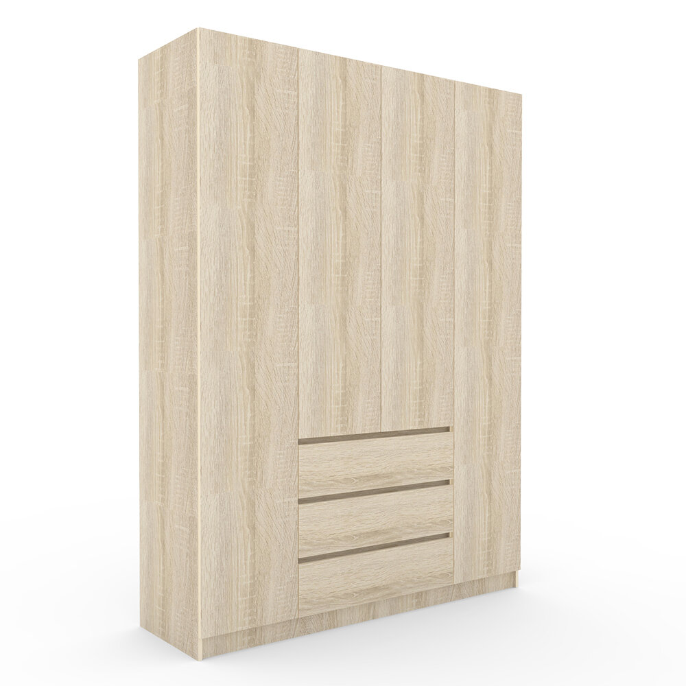 Шкаф распашной КарИВи 160.1 160x220 Дуб Сонома