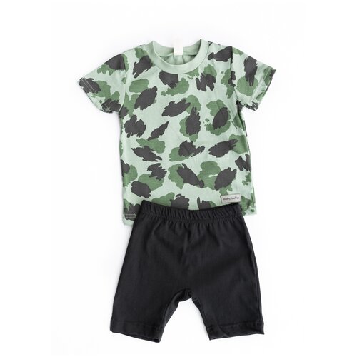 Комплект детский Baby Boom цвет зеленый черный 80 размер