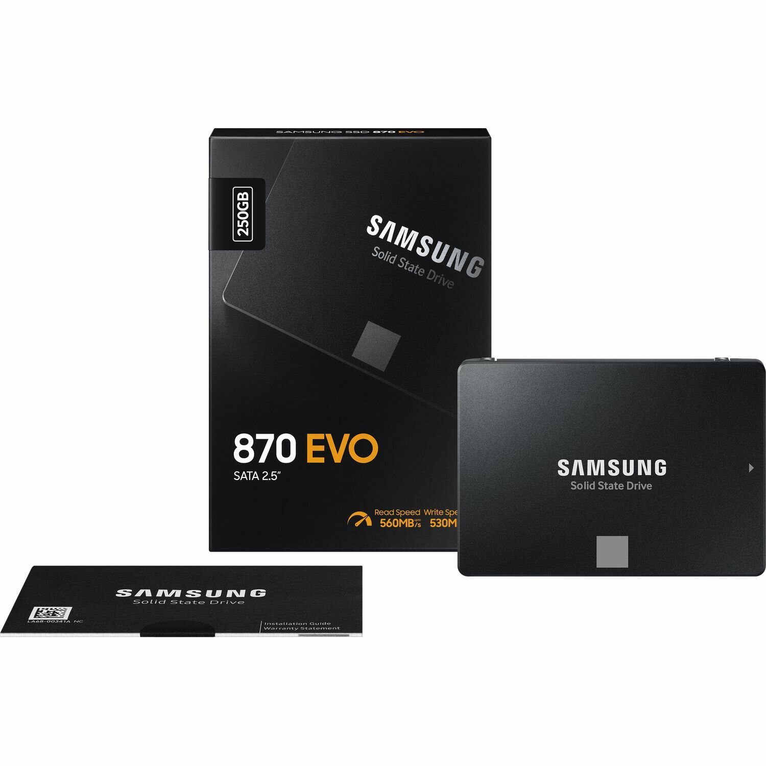 Твердотельный накопитель (SSD) Samsung 250Gb 870 EVO 2.5" SATA3 (MZ-77E250BW) - фотография № 18