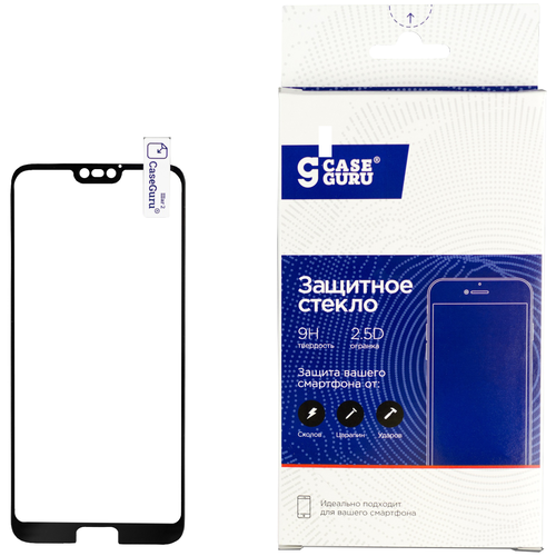 Защитное стекло CaseGuru для Samsung Galaxy A40 Glue Full Screen Black 0,33мм