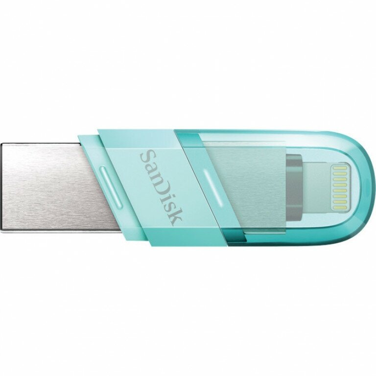 Накопитель USB 3.1 128GB SanDisk /Lightning Ice Mint - фото №4