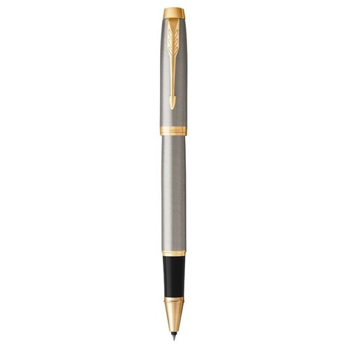 PARKER ручка-роллер IM Core T321, 1931663, черный цвет чернил, 1 шт. ручка роллер parker im metal core brushed metal gt в подарочной упаковке