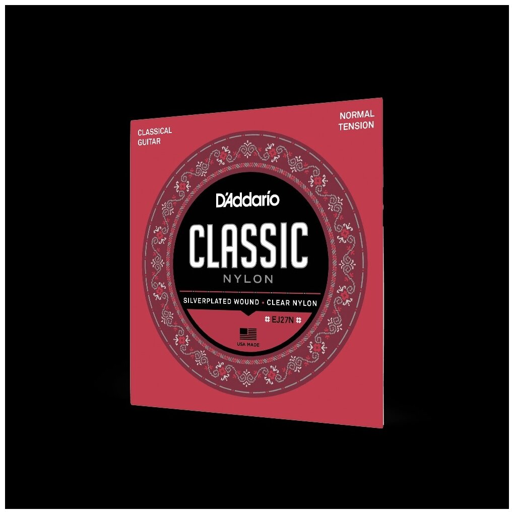 Набор струн D'Addario EJ27N Classic Nylon Normal Tension, 1 уп.