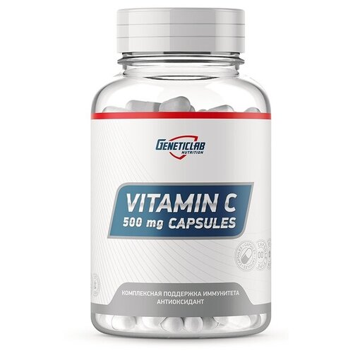 Geneticlab Nutrition Vitamin C 500 mg Capsules (60 капс.), 60 шт.