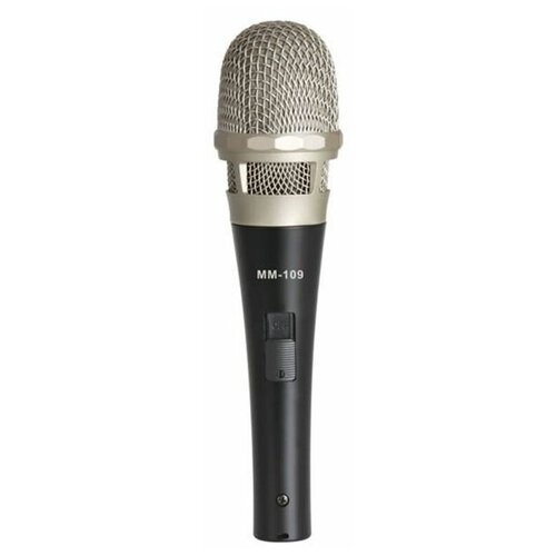 MIPRO MM-109, черный/серебристый вокальный микрофон mipro mm 90
