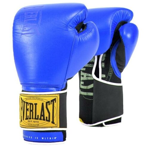 фото Перчатки тренировочные everlast 1910 classic 14oz син.