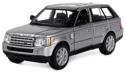 Внедорожник Serinity Toys Range Rover (5312DKT) 1:38, 12.5 см, серебристый