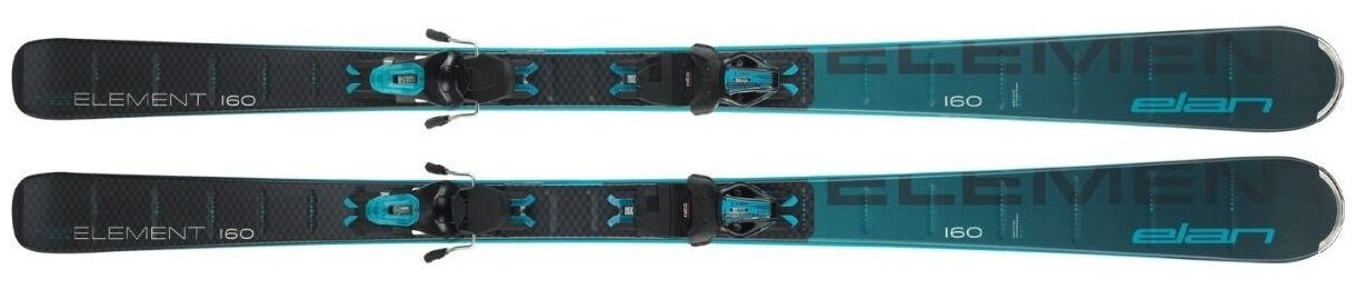 Горные лыжи с креплениями ELAN 2020-21 Element Black/Blue LS + ELW 9 Shift (см:152)