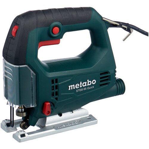 Электролобзик Metabo STEB 65 Quick 601030000, 450 Вт черный лобзик metabo steb 65 quick 450 вт