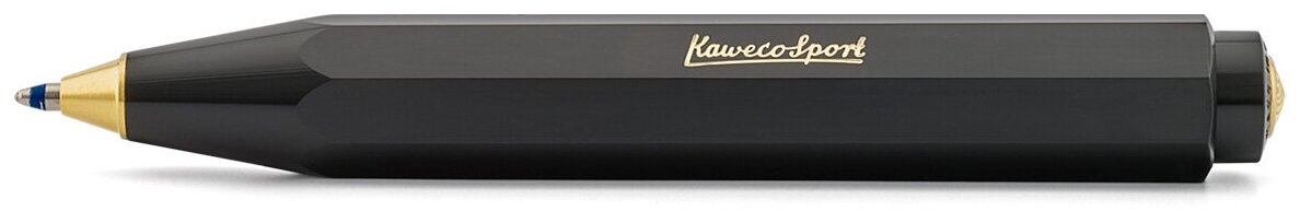 Ручка шариковая KAWECO CLASSIC Sport Black 1мм пластиковый корпус