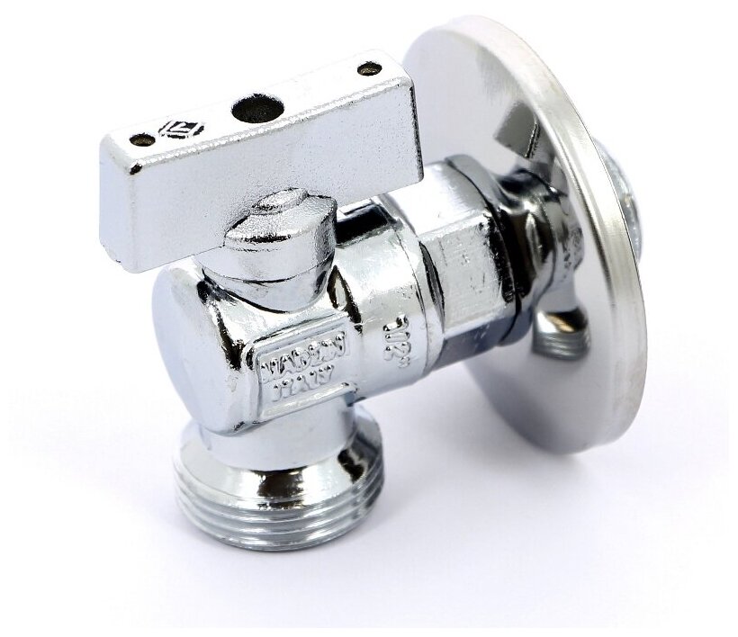 Кран шаровой угловой Bugatti Miami 1/2"x3/4" (08830002)