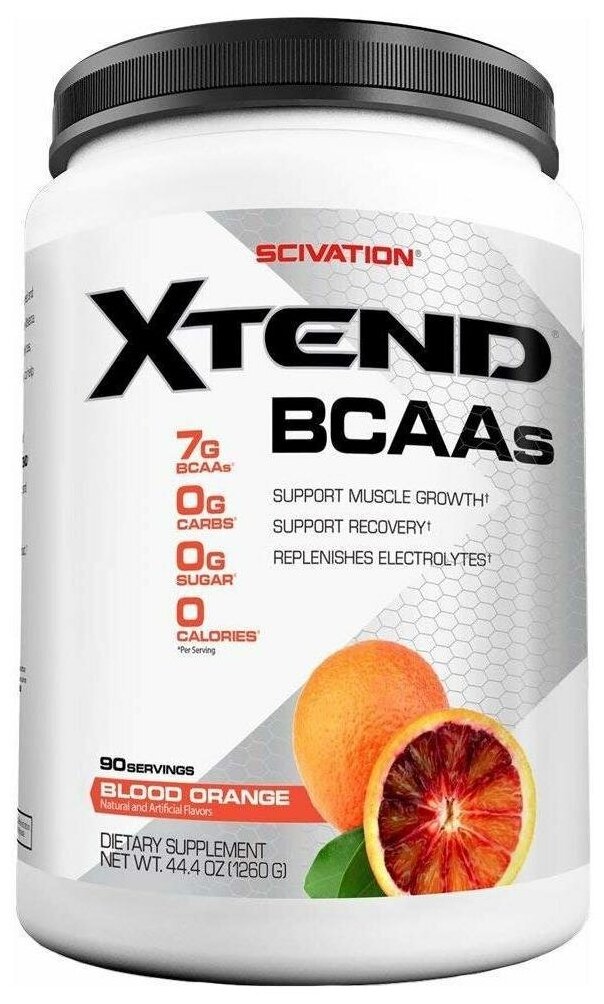 BCAA 2:1:1 Scivation Xtend Original 2:1:1 1194 г, Итальянский кровавый апельсин