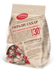 Конфеты Красный Октябрь Батончики Украли сахар со сниженным содержанием сахара, 170 г