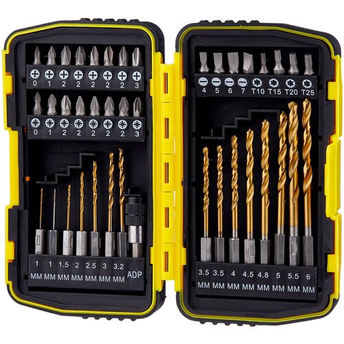 фото Набор бит и свёрл калибр нсс-40, 40 предм.