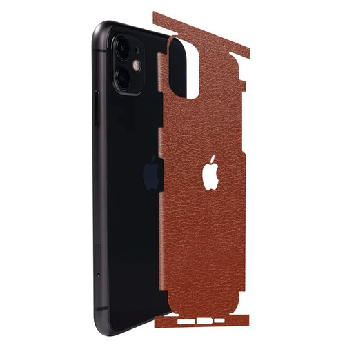 Пленка защитная MOCOLL для задней панели Apple iPhone 6 PLUS / 6S PLUS Кожа коричневая