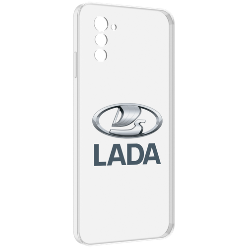 Чехол MyPads Lada-ваз-4 мужской для UleFone Note 12 / Note 12P задняя-панель-накладка-бампер