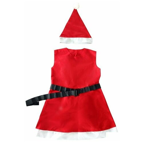фото Костюм детский волшебная страна санта для девочек 007946