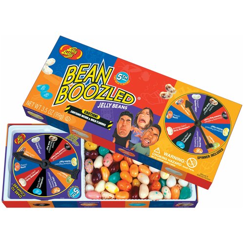 Набор драже ассорти Jelly Belly 5-я версия с рулеткой, 100 г, картонная коробка