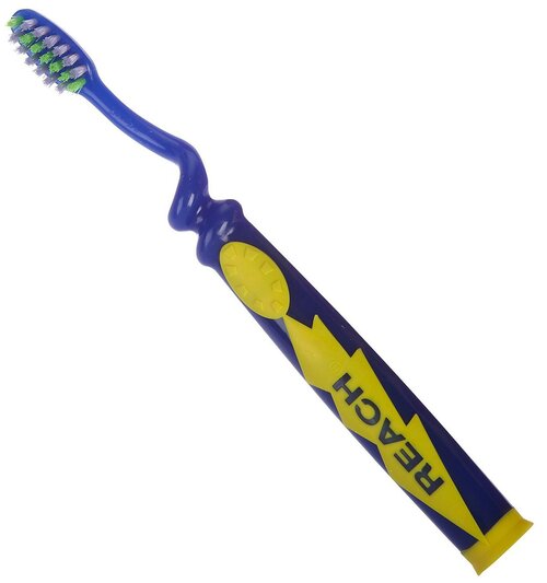 Зубная щетка Reach Wonder Grip 6-12 лет, синий