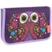 ErichKrause Пенал-книжка Flower Owl (46259), фиолетовый