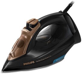 Утюг Philips GC3929/64 PerfectCare, черный/коричневый