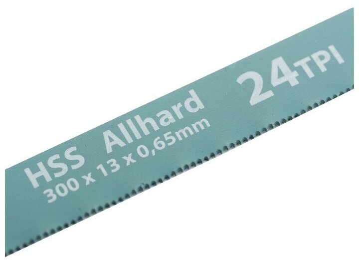 фото Полотна для ножовки по металлу, 300 мм, 24 TPI, HSS, 2 шт Gross