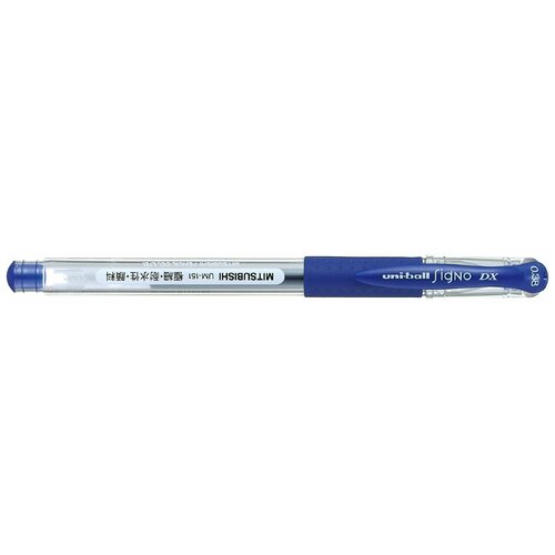 Uni Mitsubishi Pencil ручка гелевая Uni-Ball Signo DX 0.38 мм (UM-151(0.38)), cиний цвет чернил, 1 шт. гелевая ручка um 151 0 7 мм черная