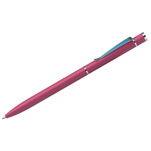 Купить Ручка шариковая Berlingo Golden Classic синяя, 0, 7мм, корпус розовый/хром, поворот, пластик. футляр, BERLINGO_, розовый/серебристый